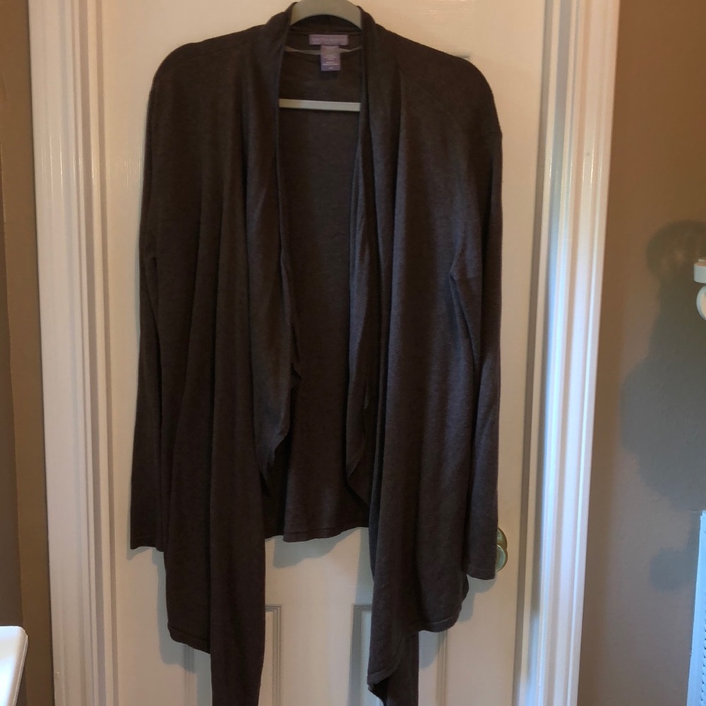Brown Laura Scott Large Lightweight sweater